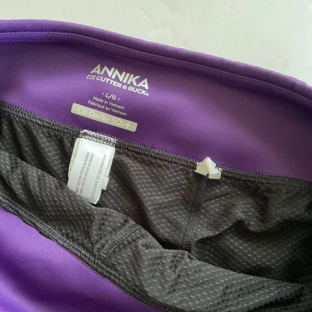 ANNIKA Cutter & Buck Women's Athletic Skort EUC Size Large - Picture 3 of 7
